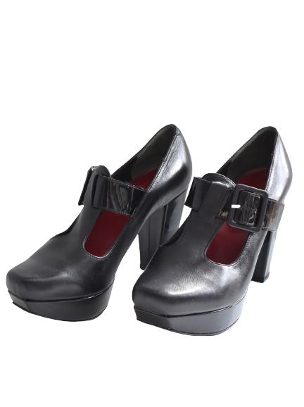 Robert Clergerie plateau pumps, high heels, Mt. 37,5, Robert Clergerie, Verzenden, Zwart, Zo goed als nieuw