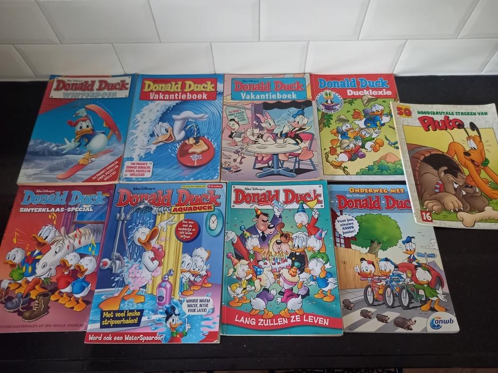 Donald Duck Vakantieboeken - Diverse edities, Meerdere stripboeken, Ophalen of Verzenden, Gelezen, Walt Disney