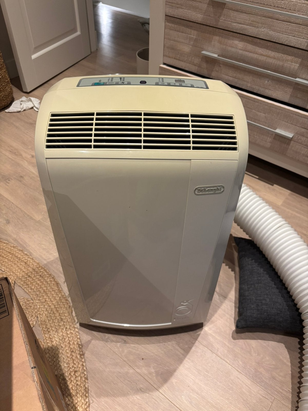 DeLonghi PAC N81 airco te koop, Ophalen, Minder dan 60 m³, 3 snelheden of meer, Zo goed als nieuw