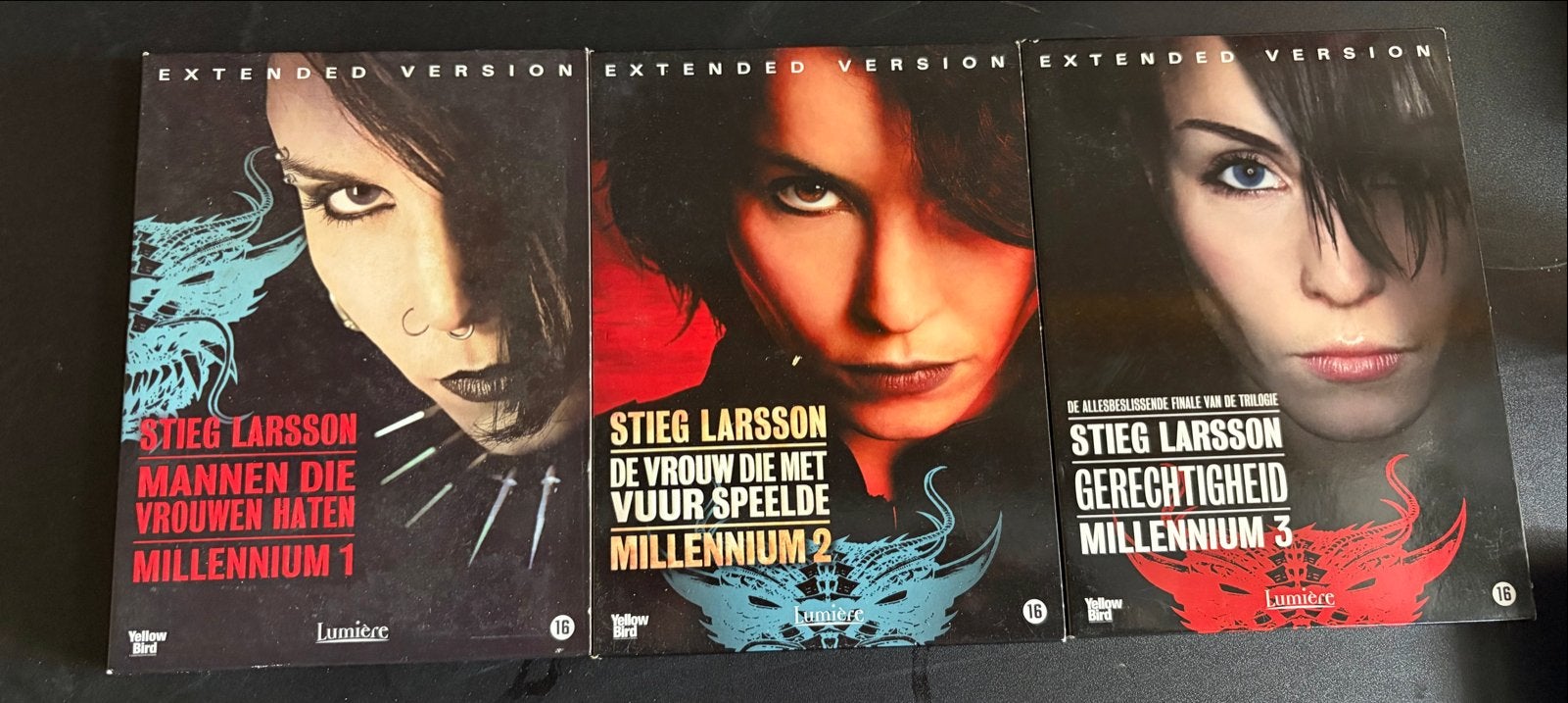Millennium Trilogie Extended Edition (DVD Boxset), Psychologische thriller, Bonusmateriaal, Vanaf 16 jaar, Nederlands