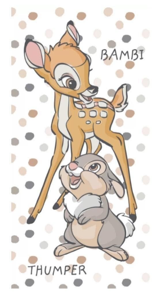 Bambi Badlaken / Strandlaken - Disney - Katoen, Kinderen en Baby's, Babykleding | Baby-zwemkleding, Disney, Meisje, One size, Nieuw