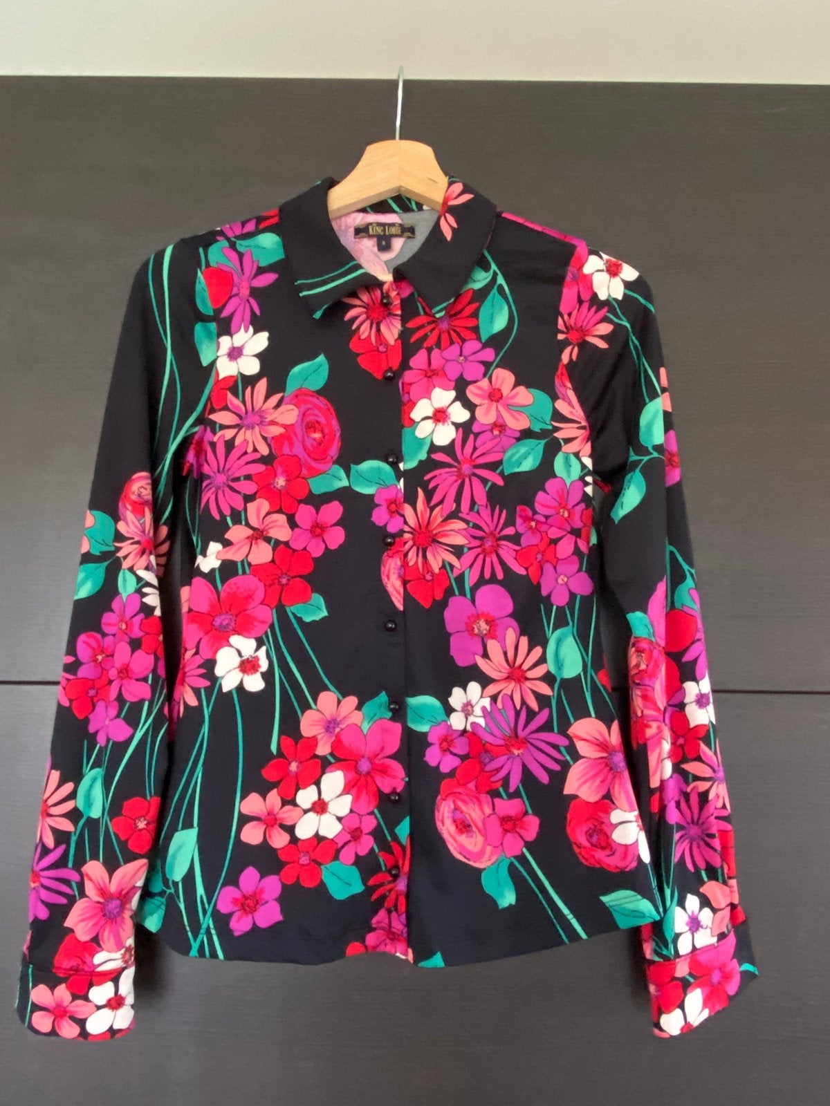 King Louis blouse S, Ophalen of Verzenden, Zo goed als nieuw, Maat 36 (S), Meerkleurig