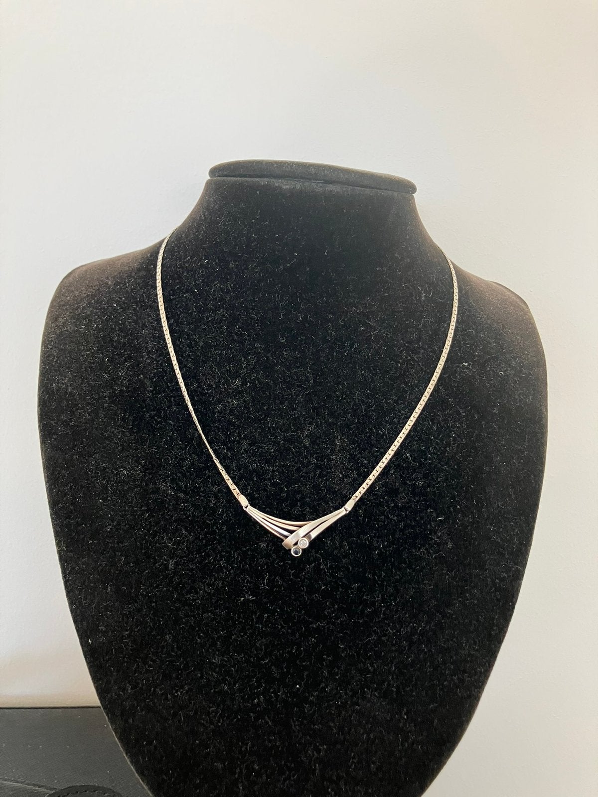 Mooie halshanger, Sieraden, Tassen en Uiterlijk, Kettingen, Ophalen of Verzenden, Zo goed als nieuw, Zilver