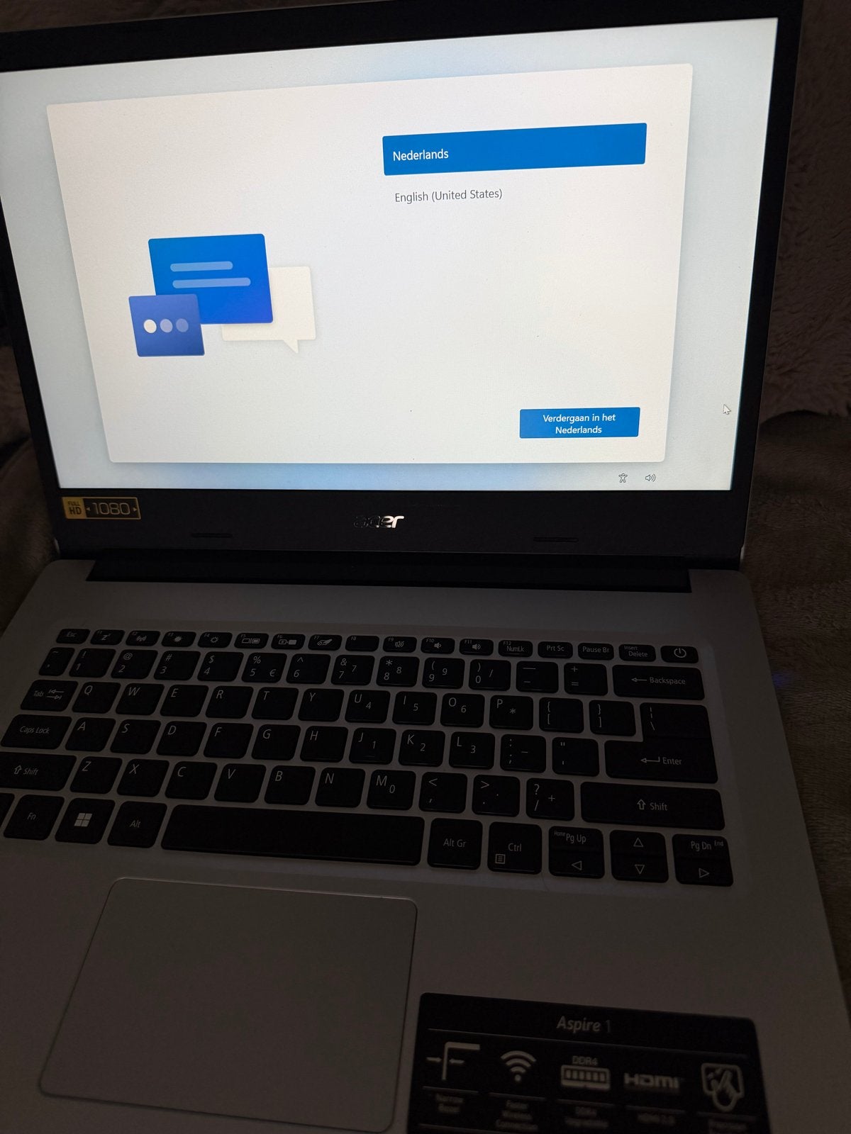 Acer Aspire 1 - Zo goed als nieuwe laptop, Ophalen, 2 tot 3 Ghz, Zo goed als nieuw, 15 inch