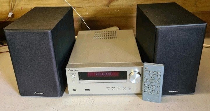 Pioneer stereo set x-hm26 + bluetooth + afstandsbed., Ophalen of Verzenden, Speakers, Pioneer