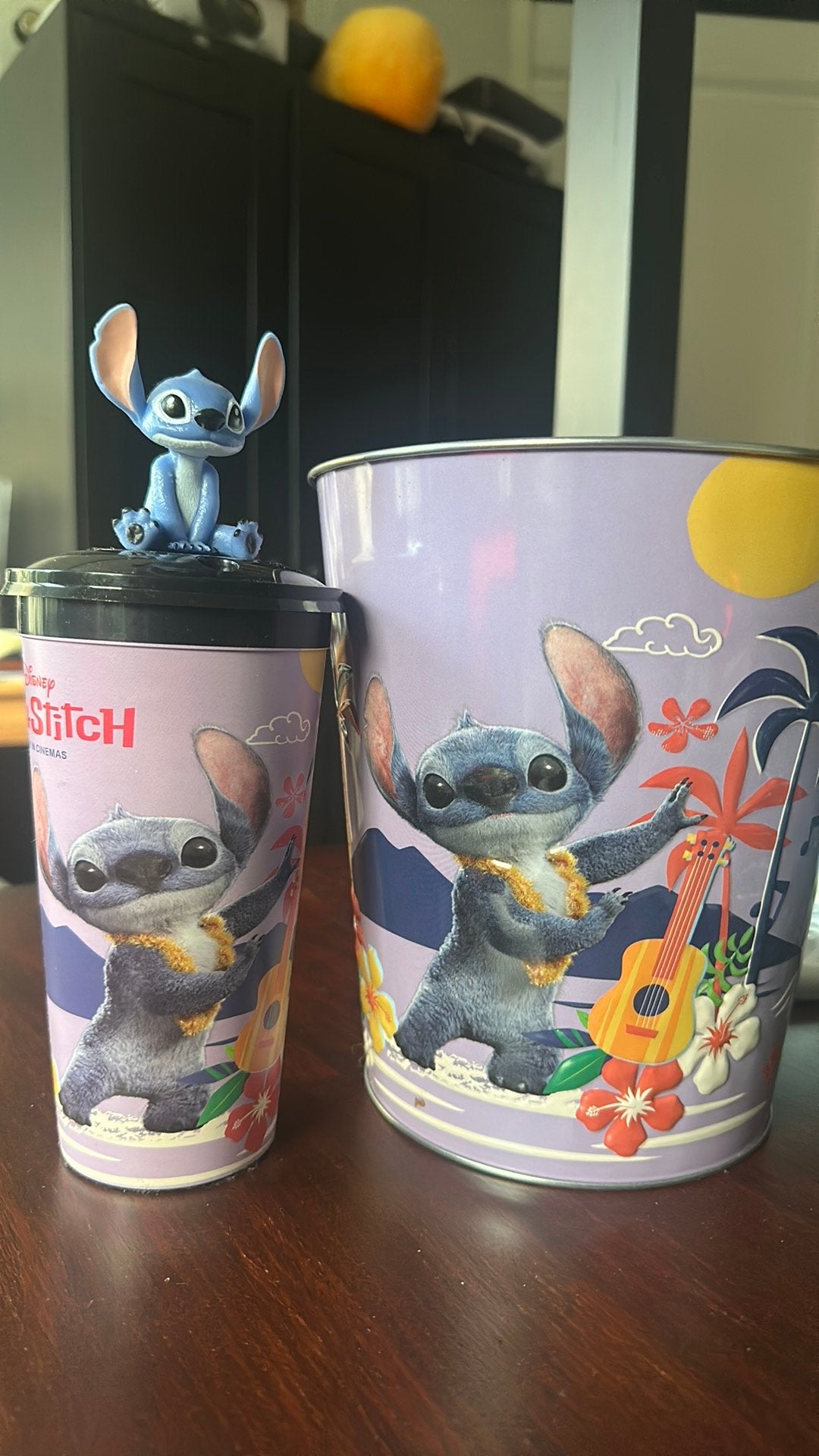 Matching popcornbak en drinkbeker, Ophalen, Overige figuren, Zo goed als nieuw, Beeldje of Figuurtje
