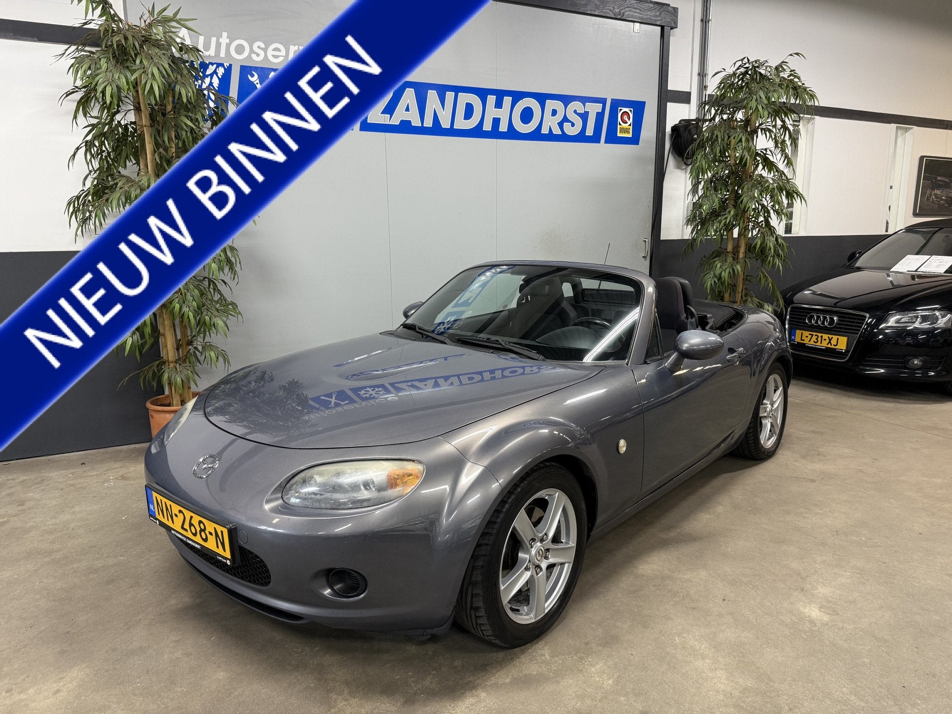 Mazda MX-5 1.8 Exclusive // ZIE TEKST! (bj 2007), Achterwielaandrijving, Gebruikt, 4 cilinders, Cabriolet
