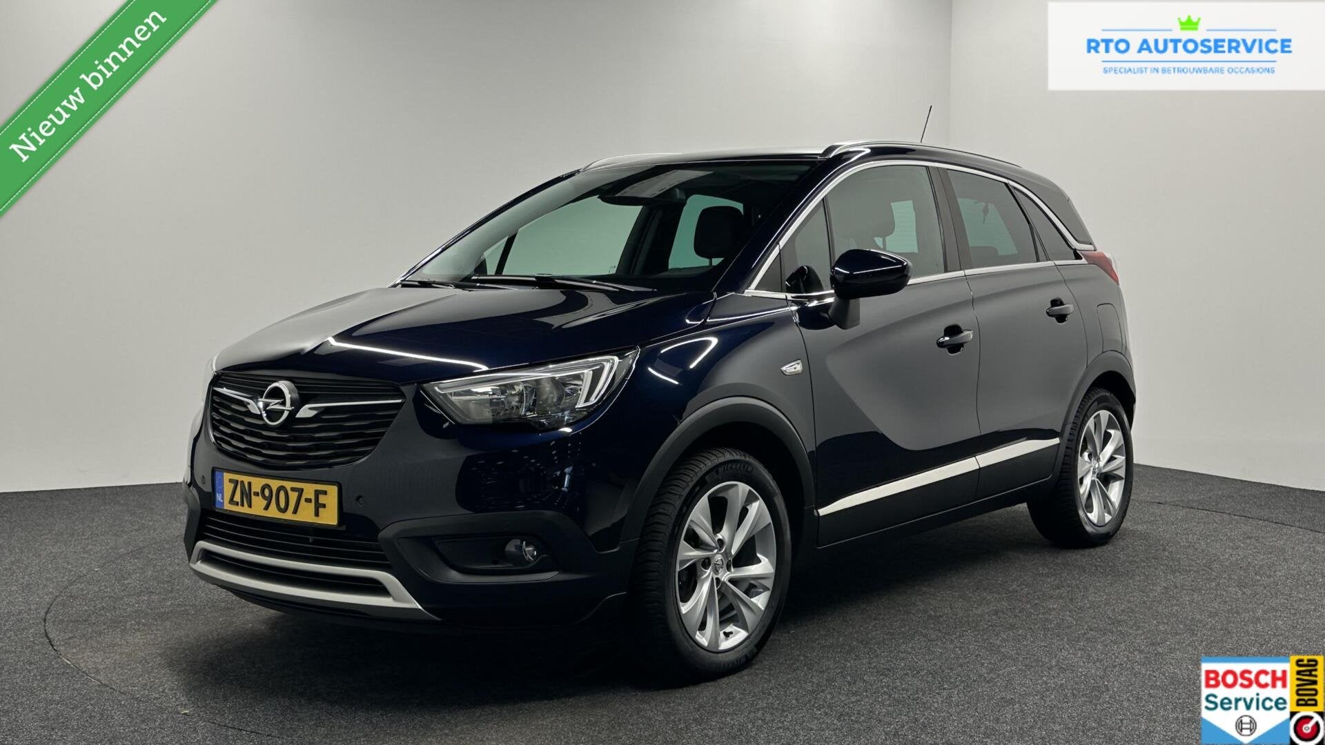 Opel Crossland X 1.2 Turbo Innovation TREKHAAK CAMERA NAVI C, Voorwielaandrijving, 840 kg, Gebruikt, Euro 6