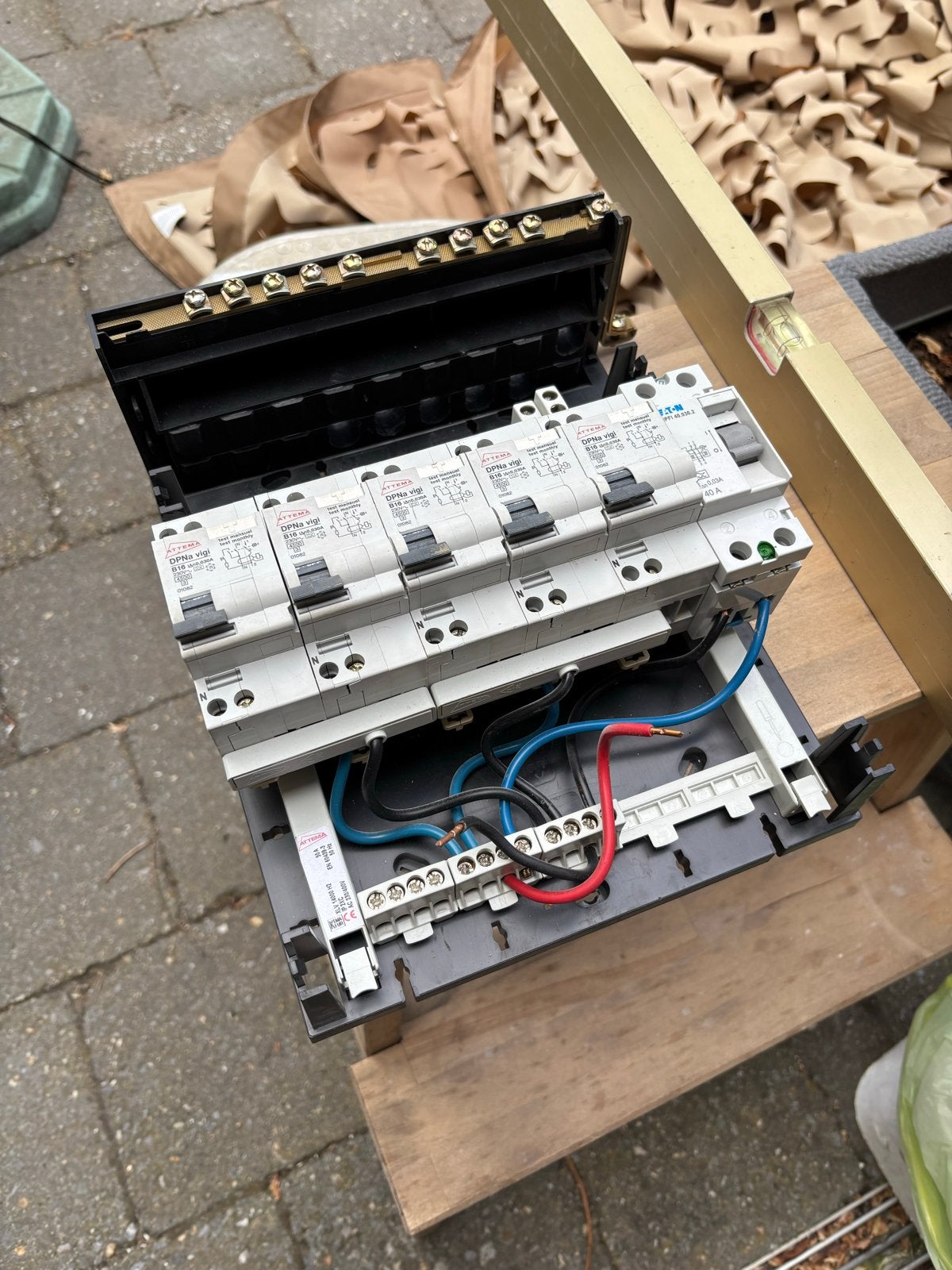 Attema Groepenkast met 5 groepen en aardlekschakelaar, Ophalen of Verzenden, Gebruikt, Attema, Groepenkast