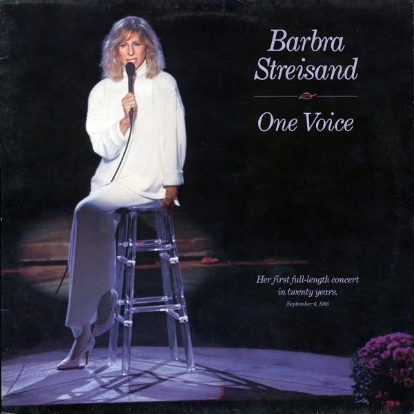 LP - Barbra Streisand - One Voice, Inclusief binnenhoes, Ophalen of Verzenden, Zo goed als nieuw, 12 inch