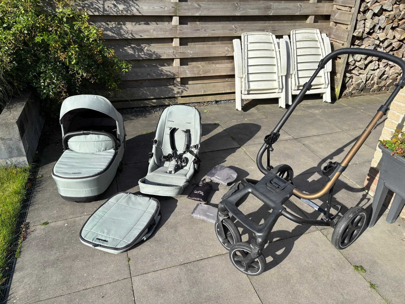 Moet weg! Easywalker Jimmey met complete accessoires, Kinderen en Baby's, Gebruikt, Combiwagen, Met reiswieg, Ophalen