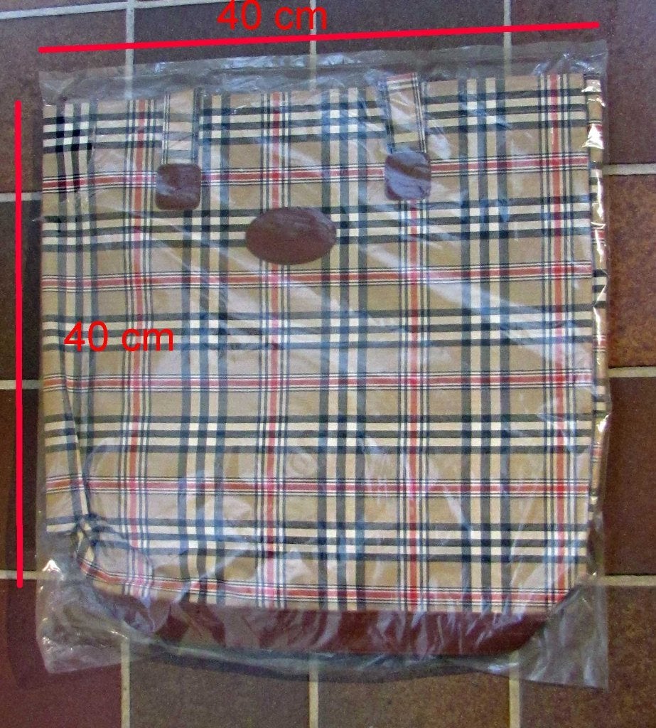 Boodschappentas met Bekende Beige ruit, Ophalen of Verzenden, Nieuw, Beige, Shopper