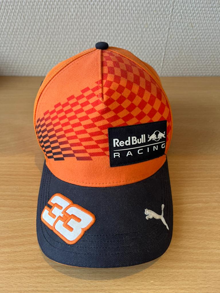 Max Verstappen pet - Puma - Red Bull, Ophalen of Verzenden, Zo goed als nieuw, One size fits all, Pet