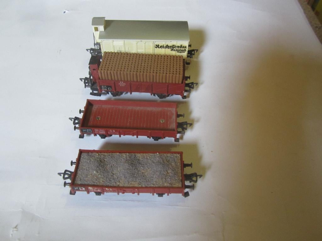 fleischmann 1454/1484/1451 2 maal, Gebruikt, Gelijkstroom, Fleischmann, Wagon