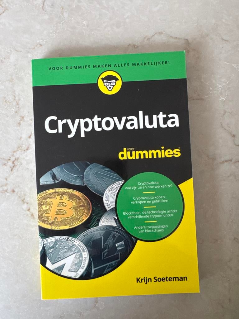 Cryptovaluta voor Dummies - Krijn Soeteman, Ophalen of Verzenden, Zo goed als nieuw, Geld en Beleggen