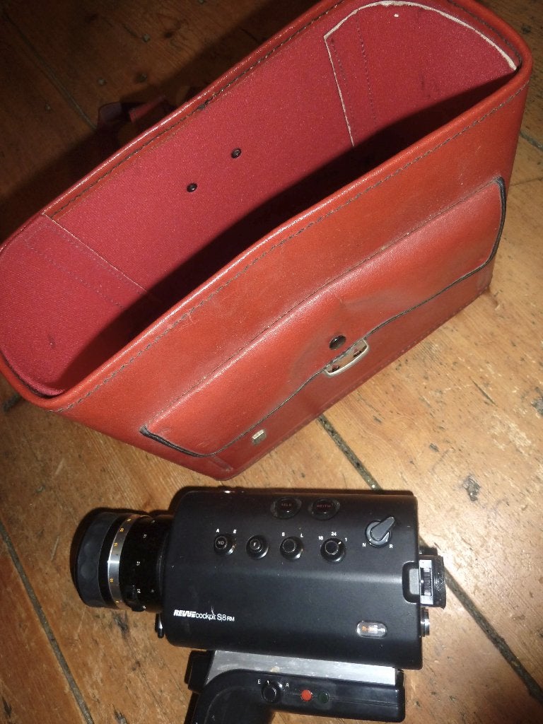 Super 8mm film camera Revue Cockpit S8 Camera compleet, Ophalen of Verzenden, 8mm film