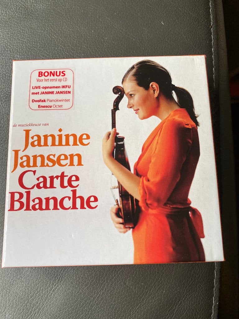 Janine Jansen Carte Blanche - 7 CD Boxset Klassiek, Overige componisten, Ophalen of Verzenden, Zo goed als nieuw, Romantiek