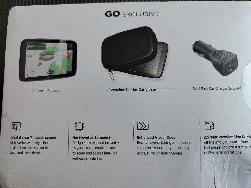 TomTom Go Exclusive Premium Pack7 Inch Navigatie World Maps, Ophalen of Verzenden, Nieuw