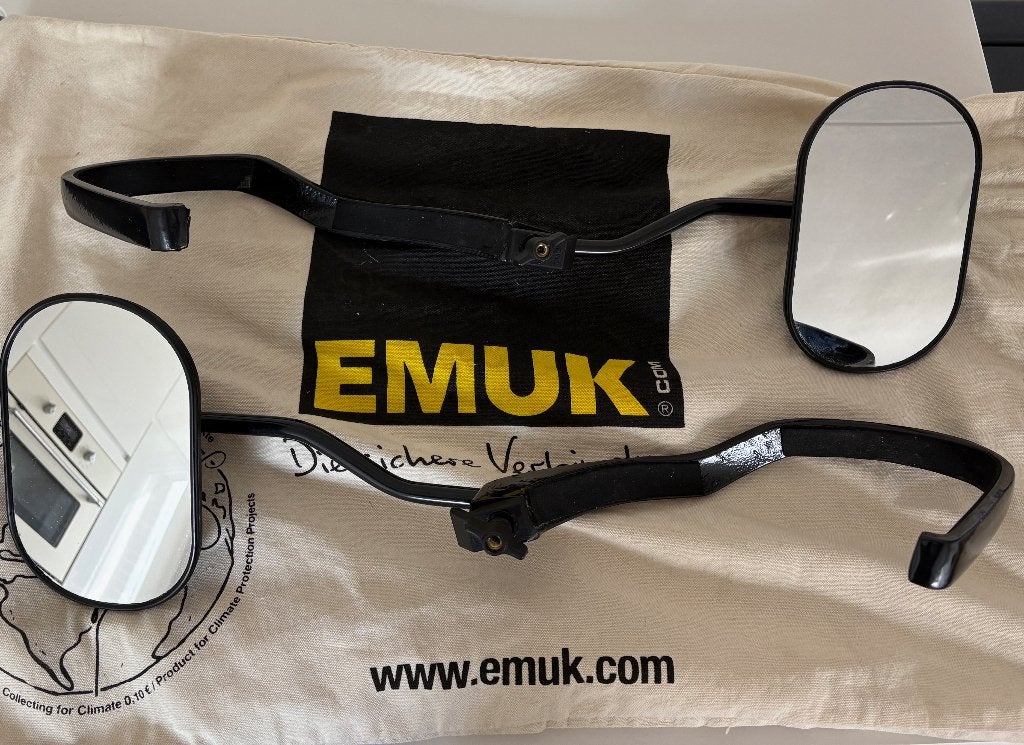 EMUK caravanspiegels (100853) voor Volvo, Caravans en Kamperen, Caravan accessoires, Ophalen, Gebruikt