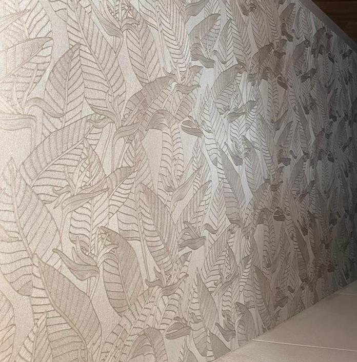 Arte Tali Strelitzia Hemp behang, Ophalen of Verzenden, 10 tot 25 m², Beige