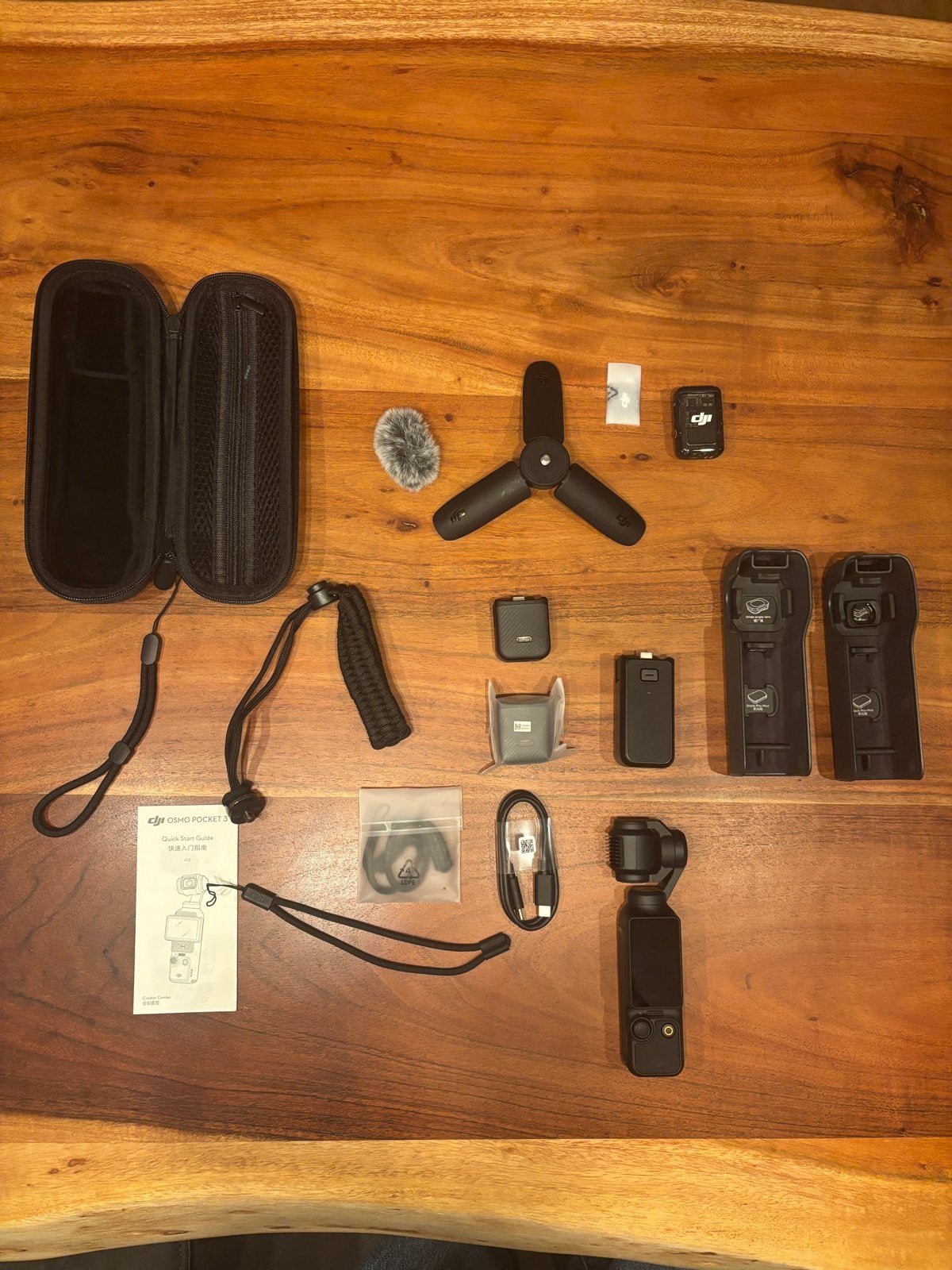 DJI Osmo Pocket 3 Creator Combo - Zo goed als nieuw, Overige soorten, Minder dan 8x, Zo goed als nieuw, Externe microfoon
