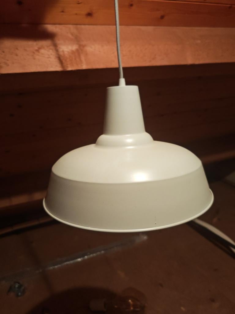 Eettafel hanglamp industrieel lichtgrijs, Ophalen