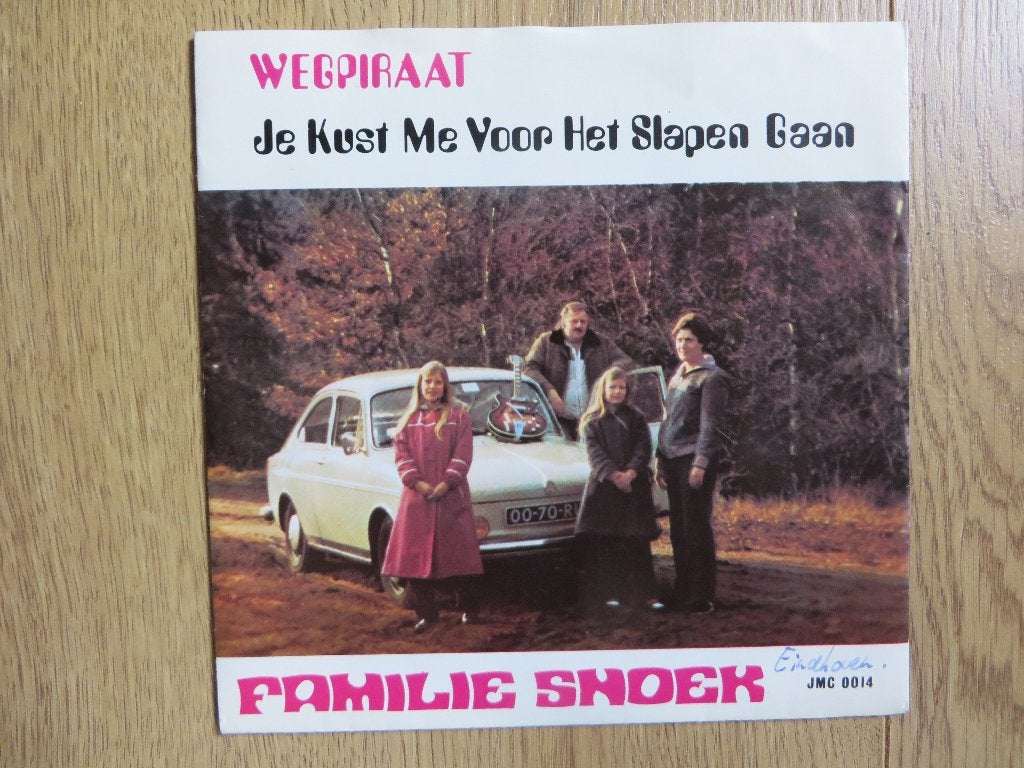 Familie Snoek , Weg piraat , je kust me voor het slapen gaan, Ophalen of Verzenden, Zo goed als nieuw, Overige formaten, Levenslied of Smartlap