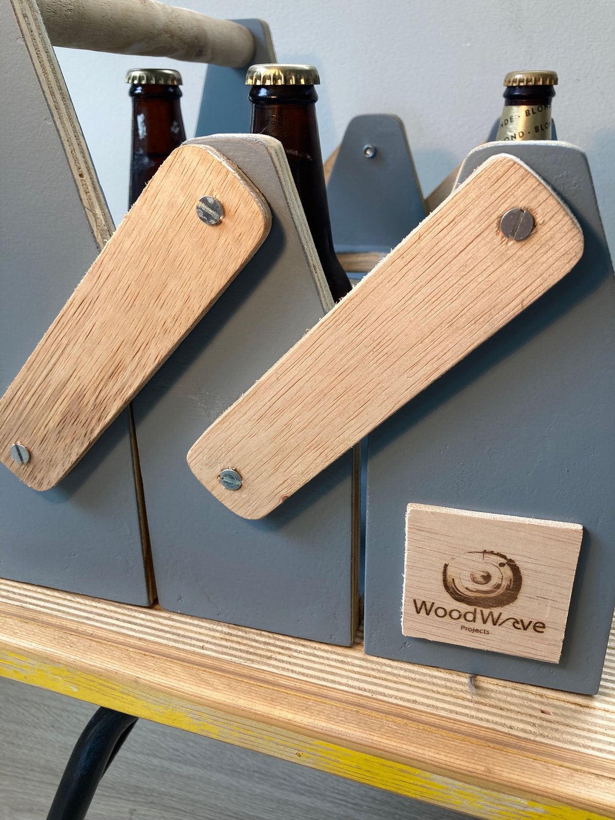 Biertiller dienblad, Bildtsestraat, Met opstaande rand, Woodwave Projects, Nieuw