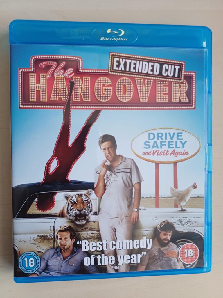 The Hangover Extended Cut Blu-ray, Cd's en Dvd's, Blu-ray, Zo goed als nieuw, Humor en Cabaret, Ophalen of Verzenden