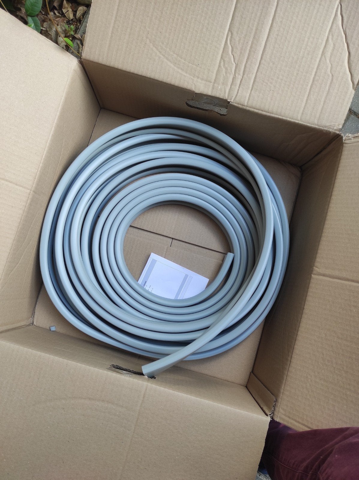 grijze trapleuningsprofiel 40x8, Ophalen, Nieuw, 4 meter of meer
