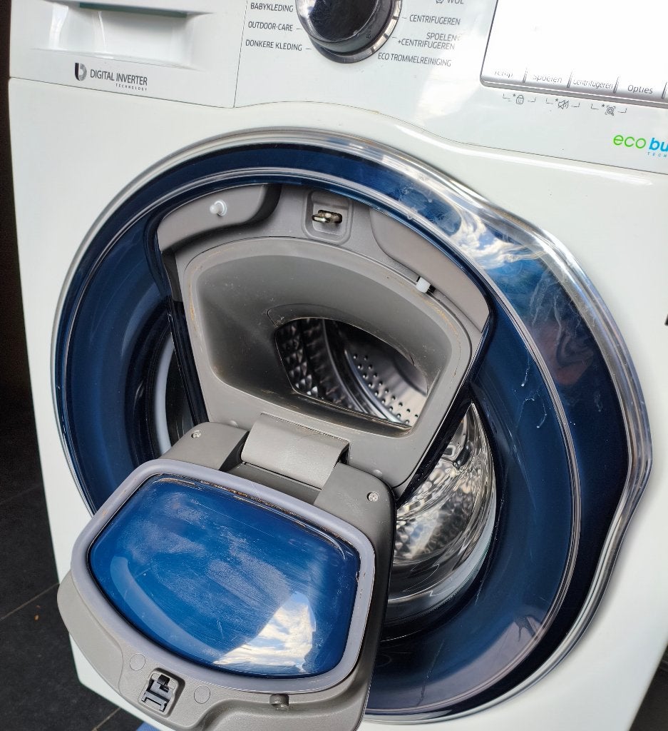 Samsung 9 Kg Wasmachine Ecobubble met dig. Inverter, Ophalen, Gebruikt, 8 tot 10 kg, Energieklasse A of zuiniger
