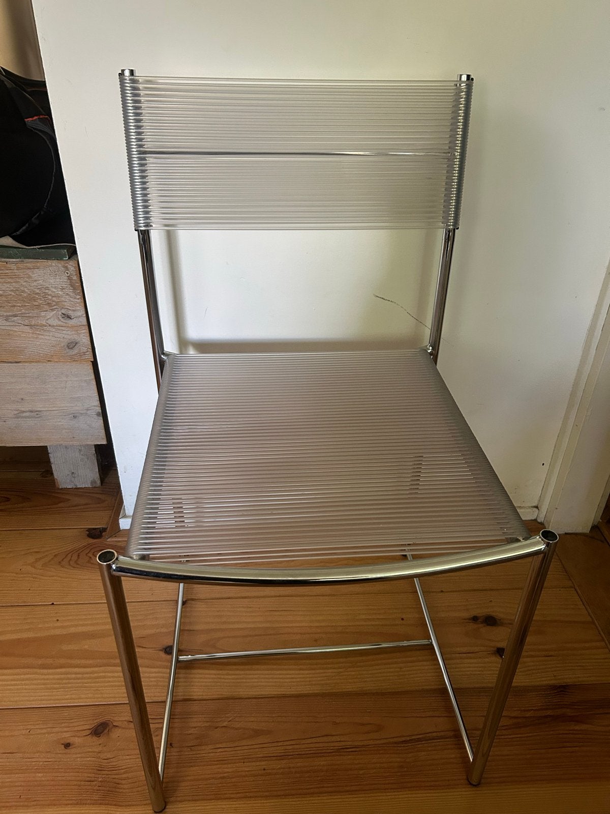 Originele Spaghetti Chair van Giandomenico Belotti van Alias, Huis en Inrichting, Stoelen, Ophalen, Kunststof, Gebruikt, Overige kleuren