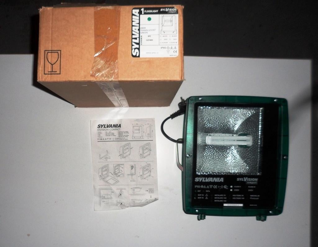 Floodlight SYLVANIA 1Floodlight SYLVISION UM26, Kunststof, Minder dan 50 watt, Nieuw, Ophalen of Verzenden
