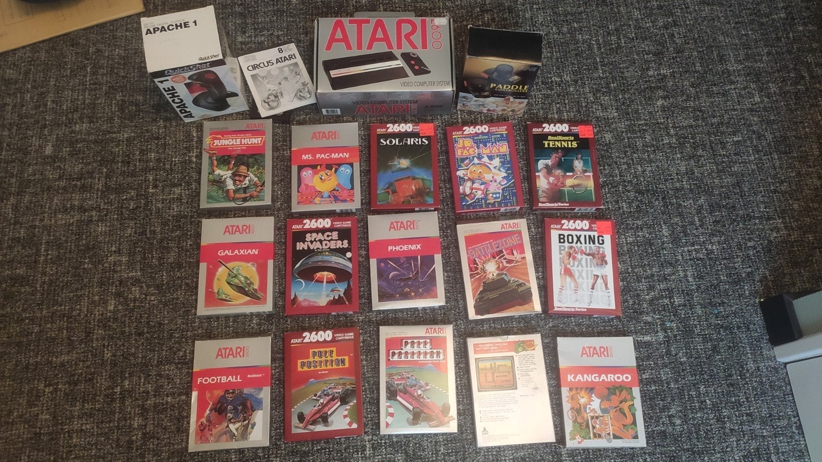 Atari 2600 Junior met 16 Spellen en Diverse Controllers, Met games, Ophalen of Verzenden, Zo goed als nieuw, Met 3 controllers of meer