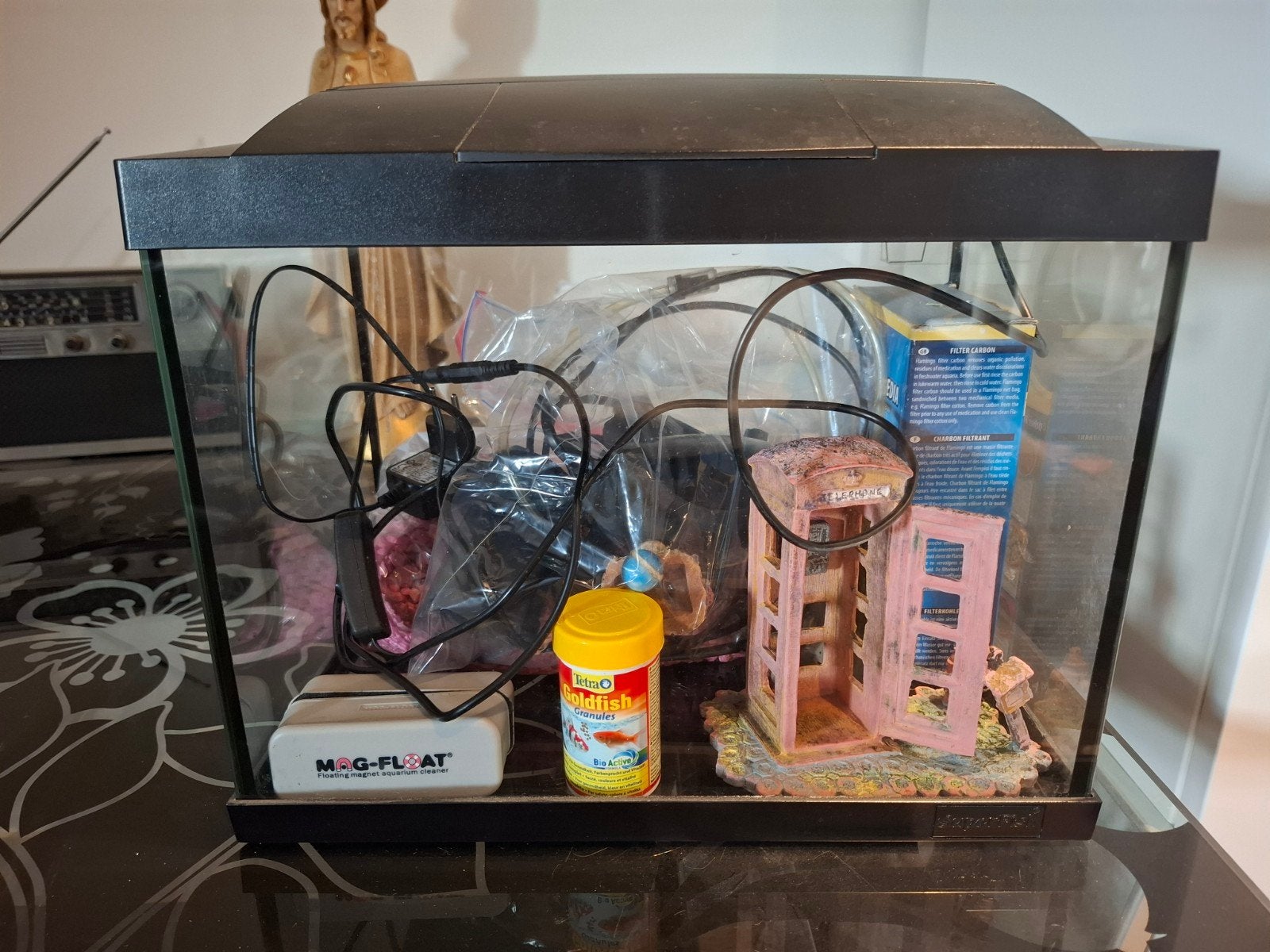 Superfish start 20 aquarium met toebehoren, Ophalen, Gebruikt, Pomp, Leeg aquarium