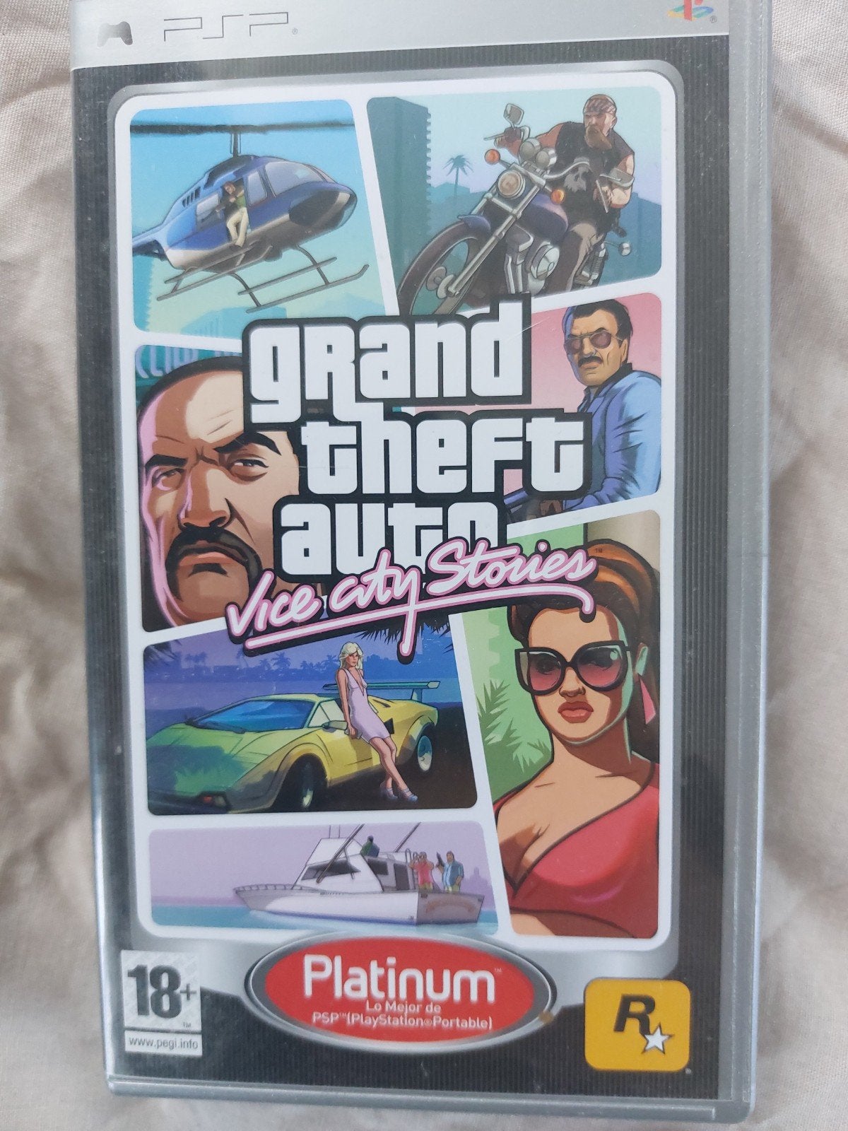 Grand Theft Auto: Vice City Stories PSP Platinum, Overige kleuren, Ophalen of Verzenden, PSP, Gebruikt