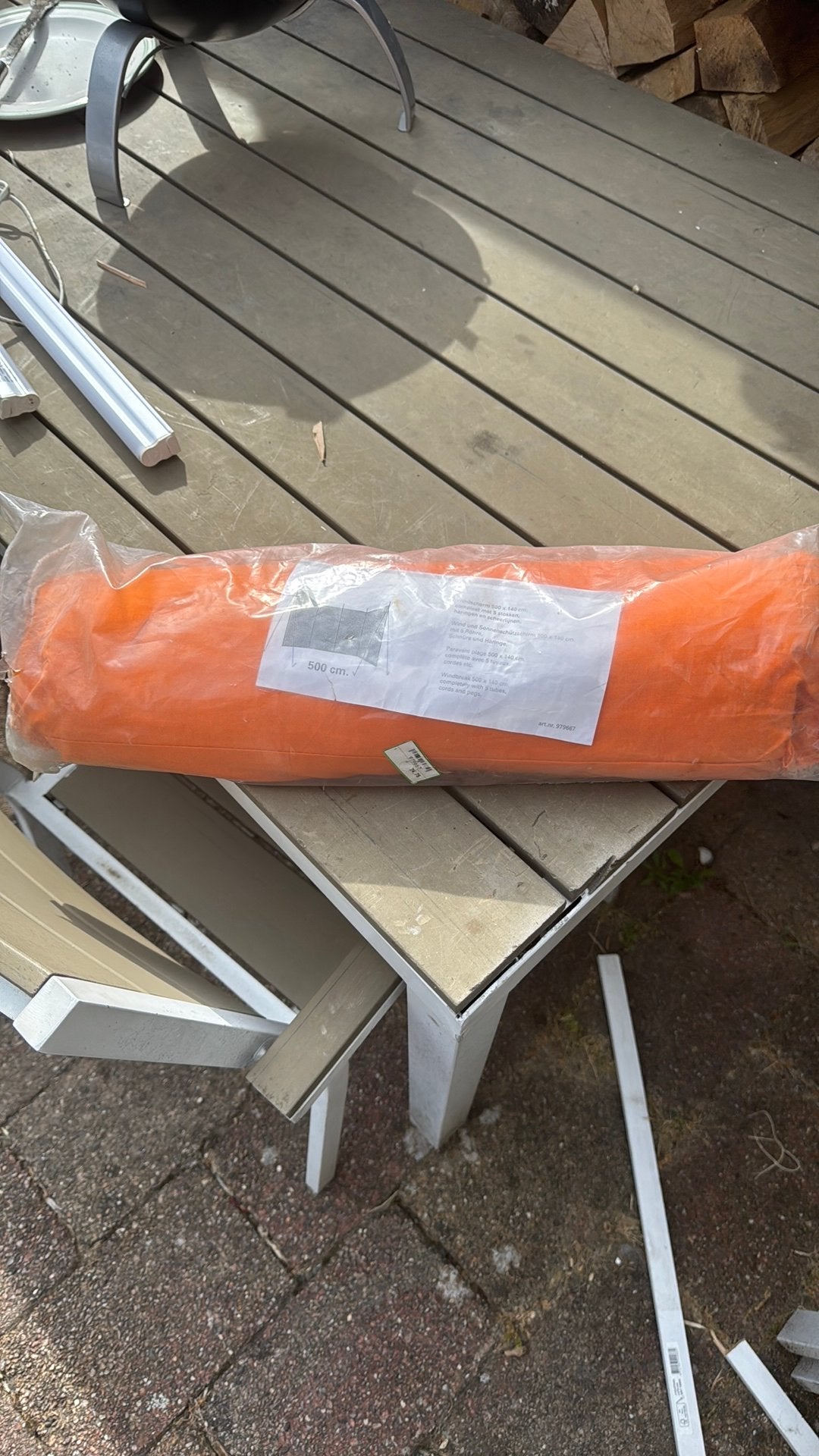 Groot windscherm te koop comleet nieuw, Ophalen of Verzenden, Nieuw