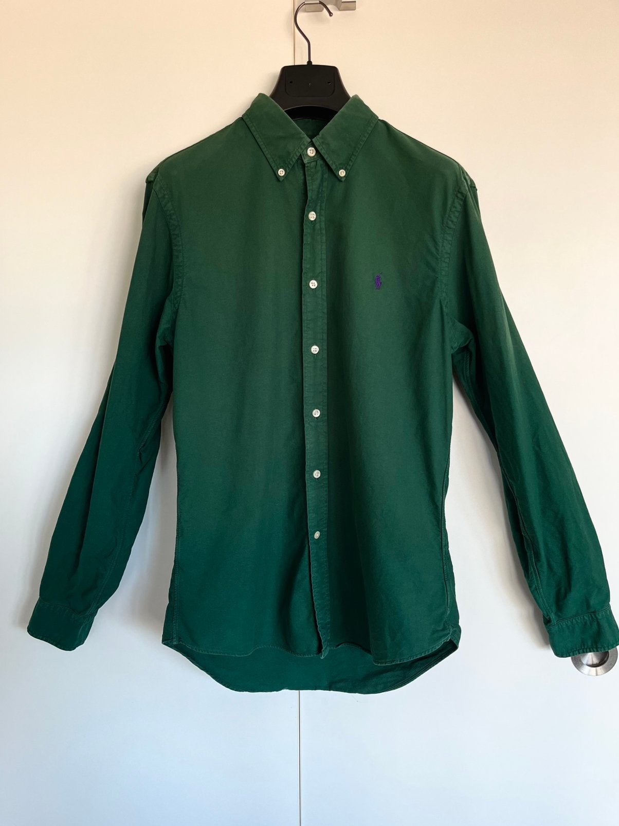 RALPH LAUREN Oxford Shirt, Verzenden, Zo goed als nieuw, Groen, Halswijdte 39/40 (M)