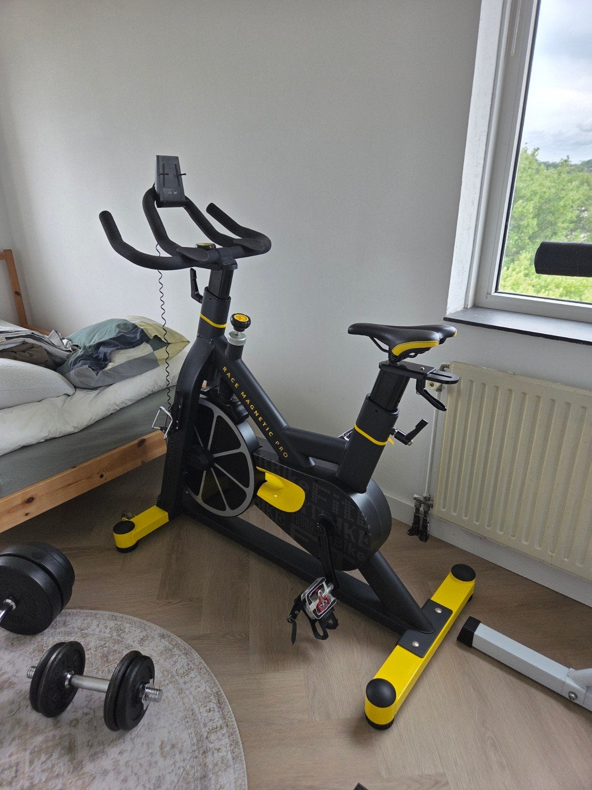 FitBike Race Magnetic Pro Spinningfiets, Ophalen, Spinningfiets, Zo goed als nieuw, Metaal