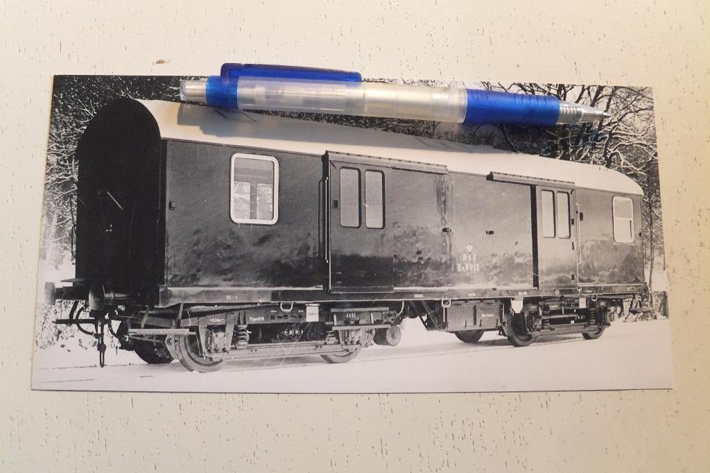 Foto DSB Denemarken post-rijtuig Ea 6013 wagon ca 1972, Verzamelen, Spoorwegen en Tramwegen, Ophalen of Verzenden, Gebruikt, Trein