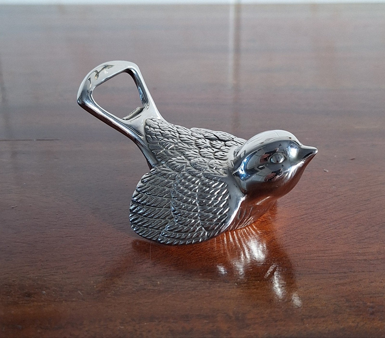 NMF West-Duitsland vintage metalen sparrow flessenopener, Ophalen of Verzenden