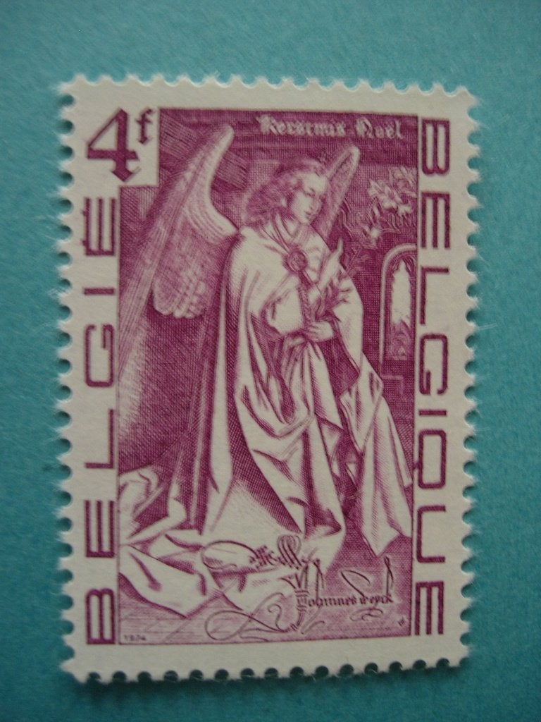 België Kerstmis 1974, Kerst, Verzenden, Frankeerzegel, Postfris