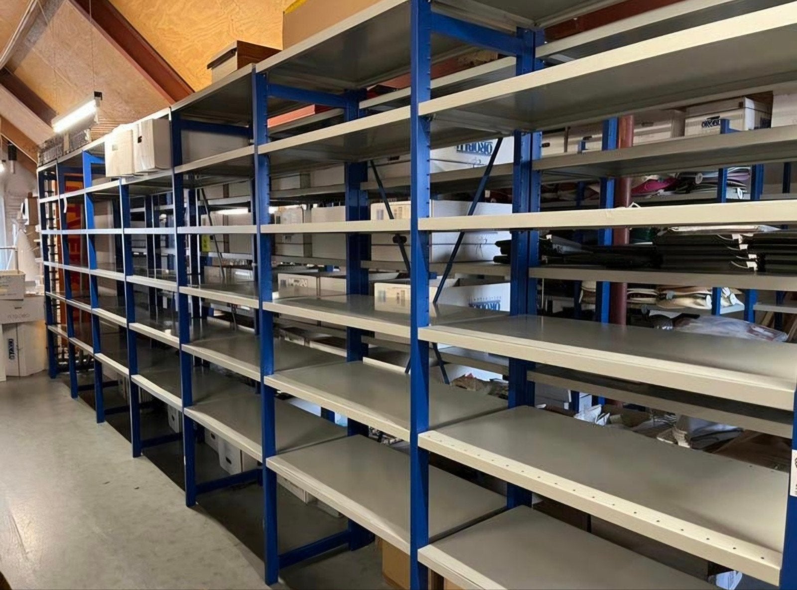 86m Degelijke Legbordstelling met 87 Staanders en 465 Legbor, Ophalen of Verzenden