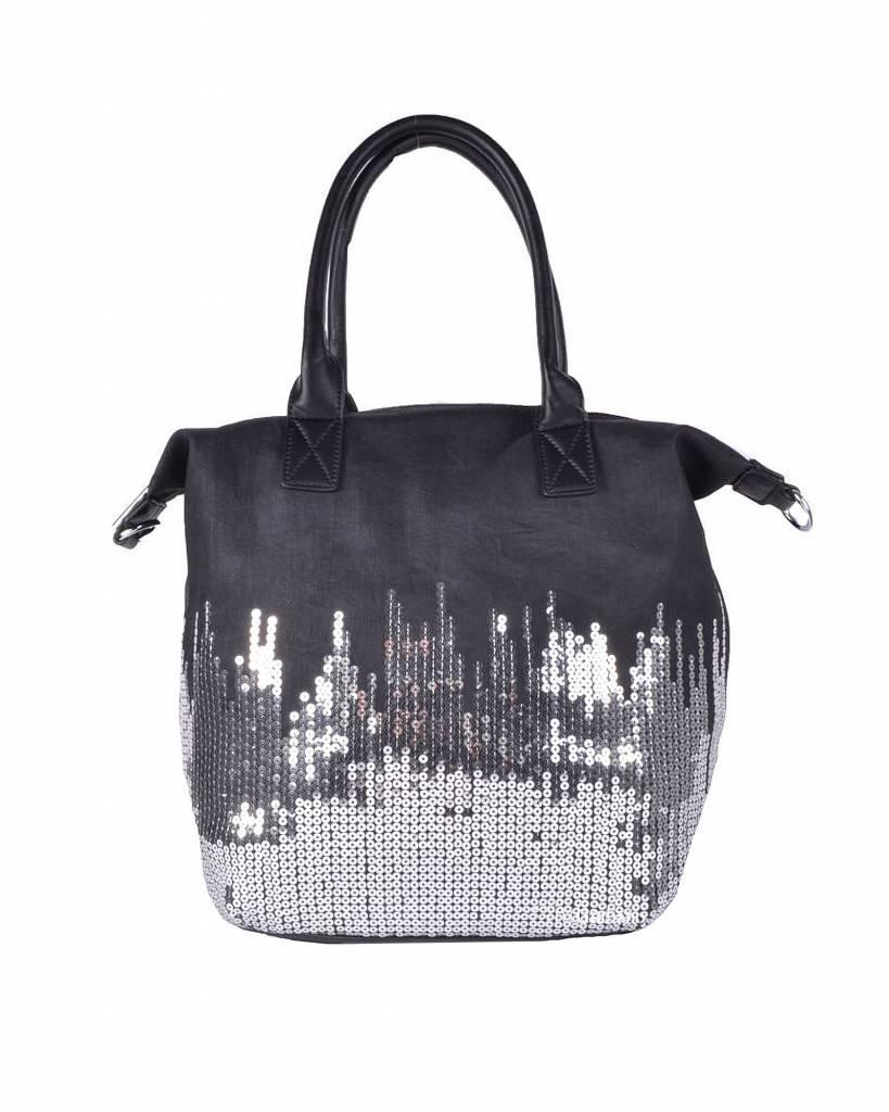 Handtas shopper Pailletjes nieuw, Ophalen of Verzenden, Nieuw, Zwart, Shopper