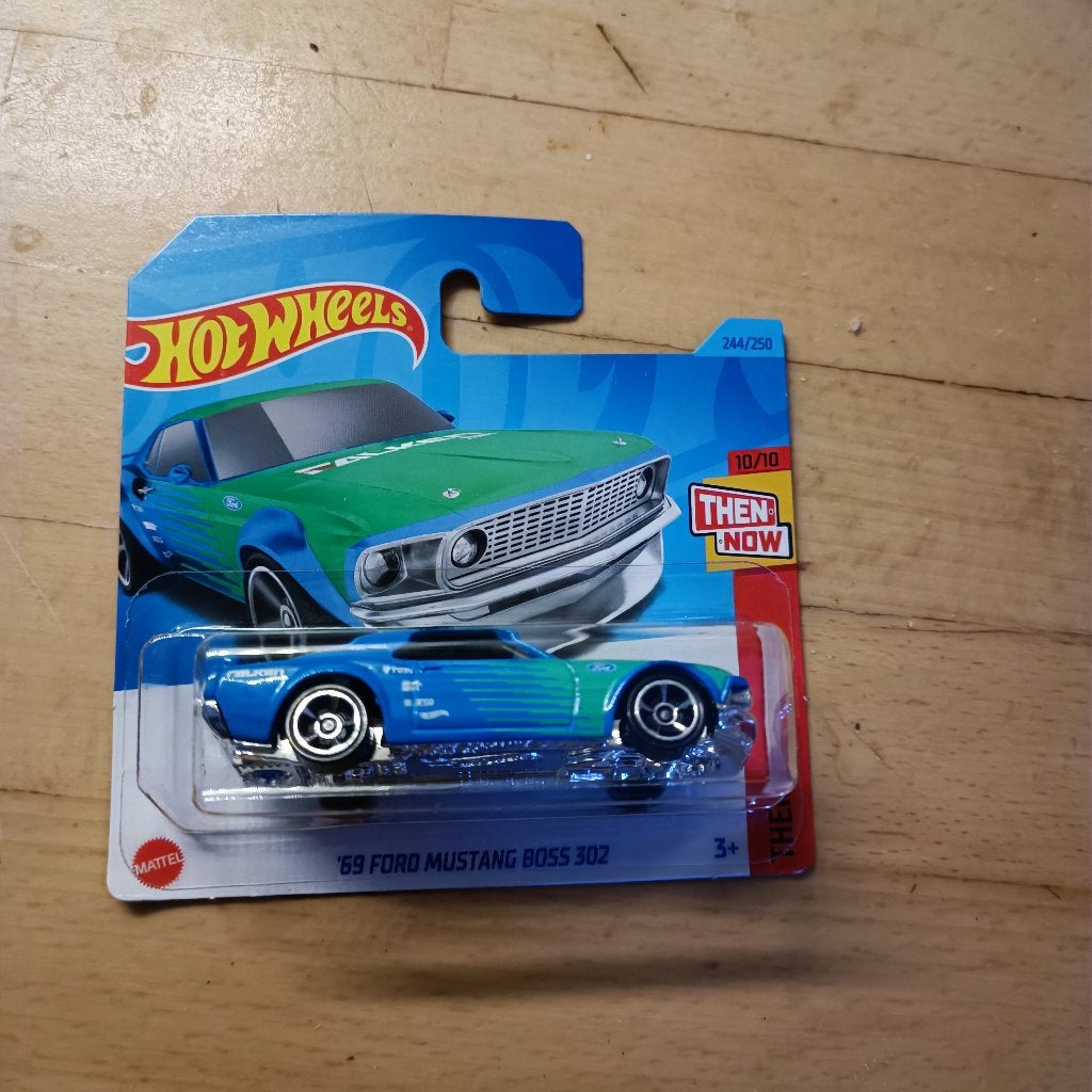 hot wheels 69 mustang boss 302 then and now, Ophalen of Verzenden, Nieuw, Auto