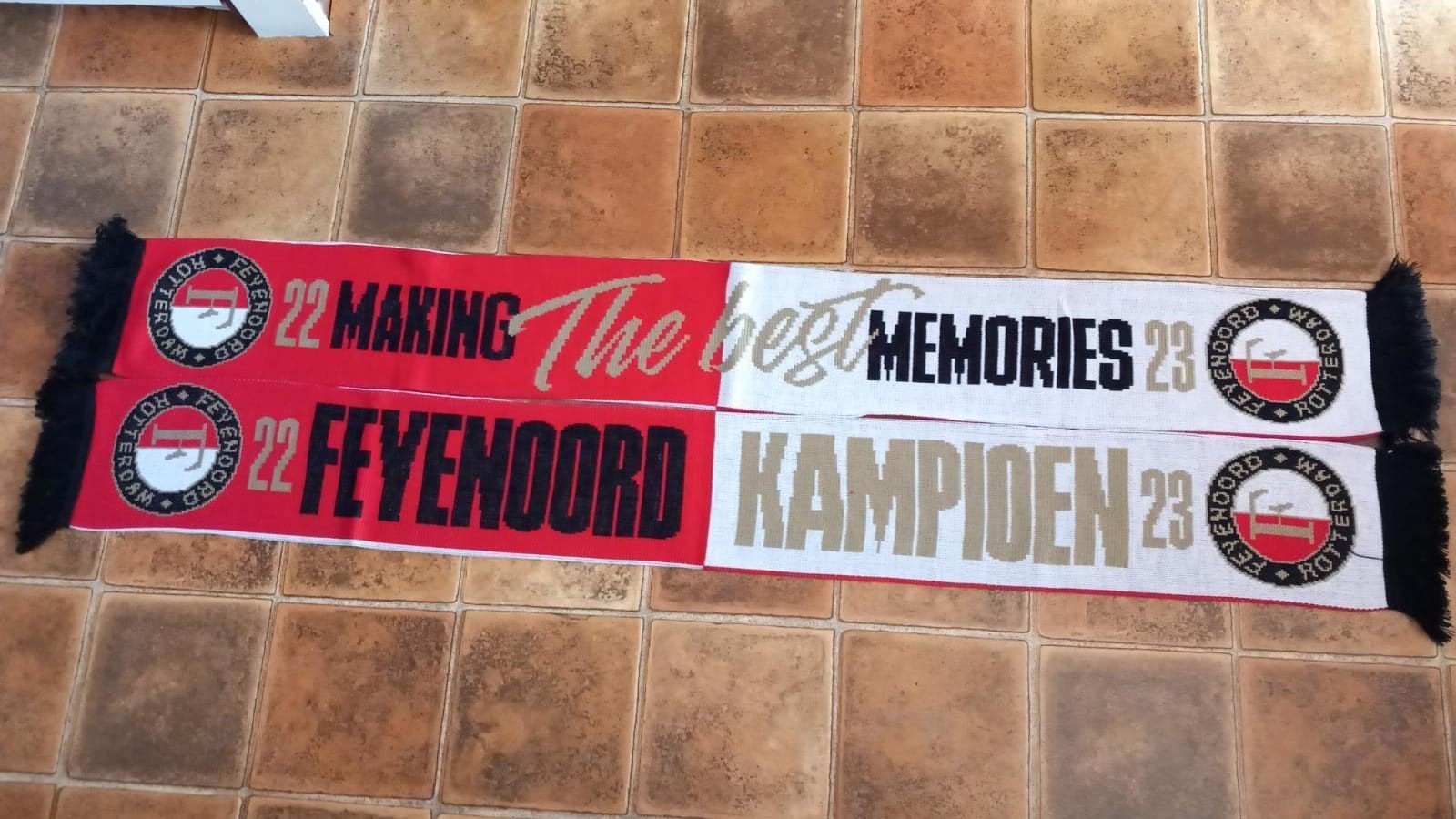 Kampioensjaal 2022-2023 Feyenoord,
Making the best memories, Verzenden, Nieuw, Feyenoord, Vaantje of Sjaal