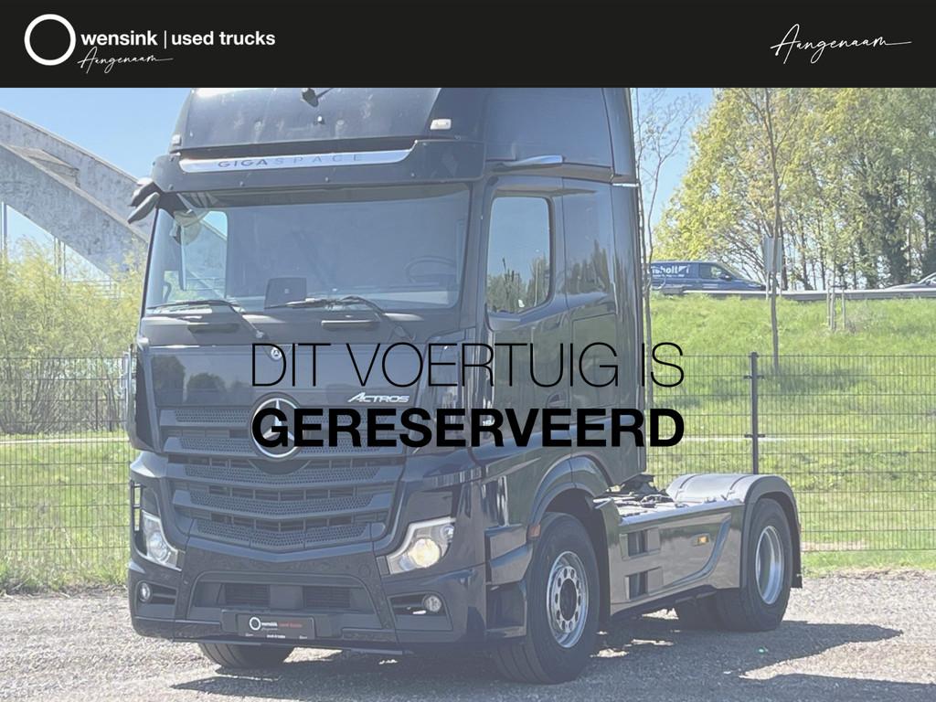 Mercedes-Benz Actros 1845 LS | GigaSpace | Parking cooler |, Automaat, Stof, Blauw, Mercedes-Benz