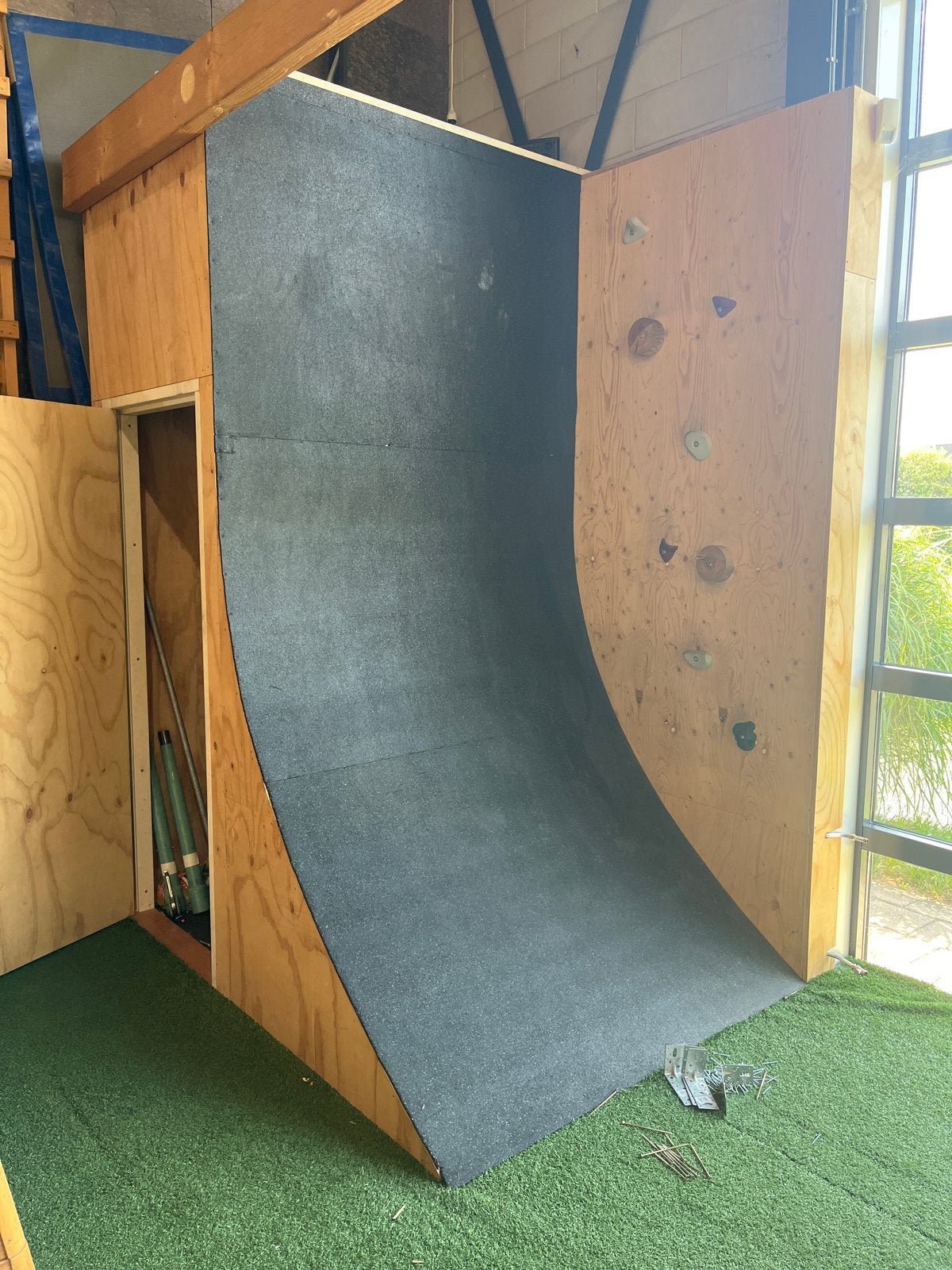 Ninja Warrior Muur - Klimwand voor training, Ophalen, Gebruikt