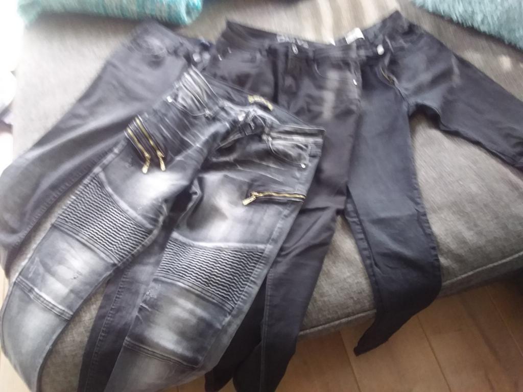 Zwarte jeans, Zwart, Only/ breshka, Ophalen of Verzenden, Zo goed als nieuw