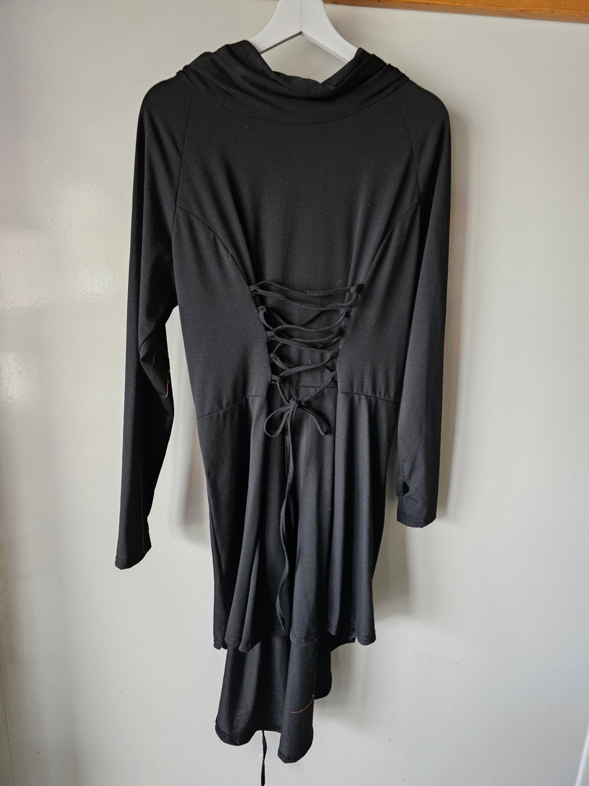 zwarte jurk voor bv halloween, Ophalen of Verzenden